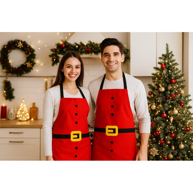 Noel Baba Yeni Yıl Önlük, Yılbaşı Mutfak Önlüğü