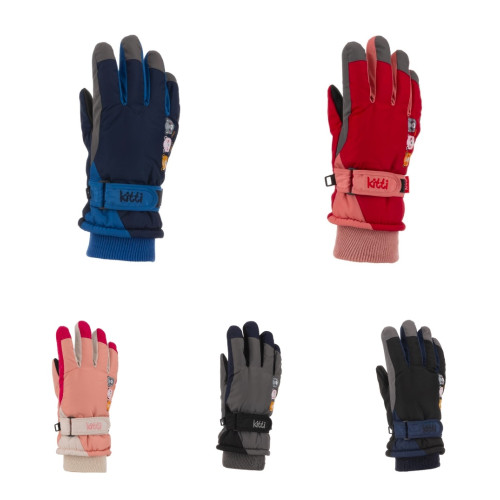 Su Geçirmez Unisex Çocuk Kar Eldiveni Kayak Eldiveni (4-8 Yaş )