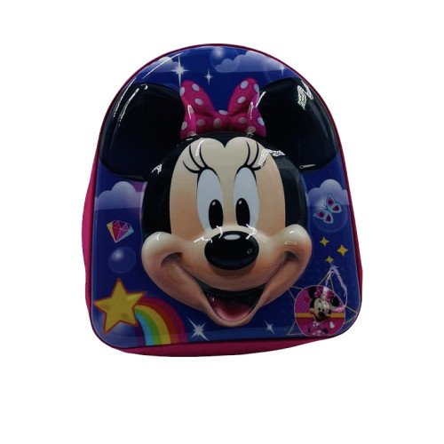 Kabartmalı Minnie Mouse Kız Çocuk Kreş- Anaokulu Sırt Çantası